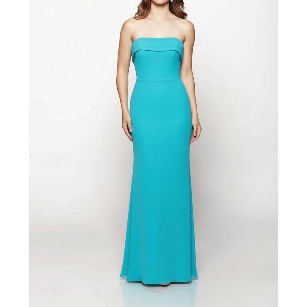 NEW LAST DRESS flowing muse gown in pool